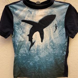Gymboree size 6 boys shark tshirt